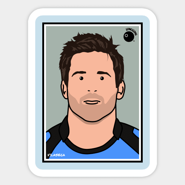 Santiago Vilaseca, Uruguay rugby union player Sticker by stariconsrugby